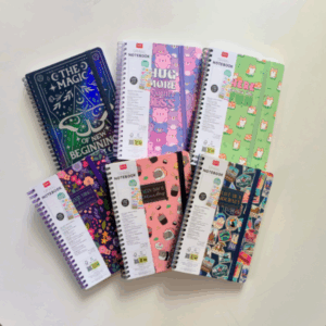 CUADERNO A RAYAS A5 CON ESPIRAL