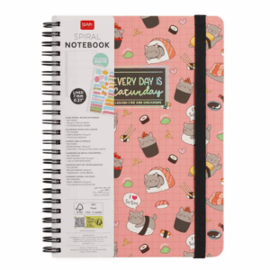 CUADERNO A RAYAS A5 CON ESPIRAL