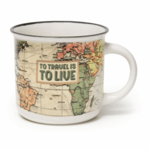 TAZA DE PORCELANA - TRAVEL