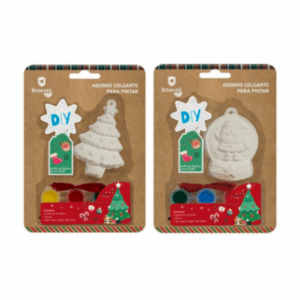 ADORNO COLGANTE DE CERÁMICA PARA PINTAR (Árbol)