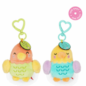 2 LLAVEROS CON PELUCHE - SUPER SOFT!