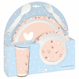 SET DE PLATOS, CUBIERTOS Y VASO - ZORRO